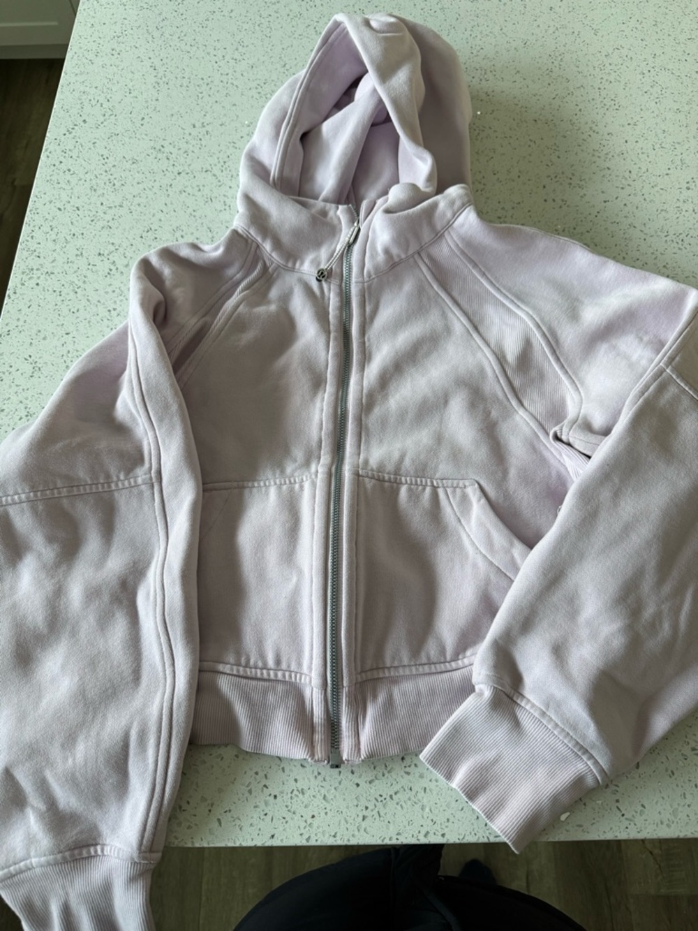 lululemon athletica Light Lavender Full-Zip Hooded Sweatshirt